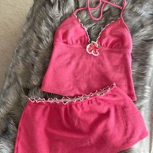Juicy Couture surf royalty bikini set